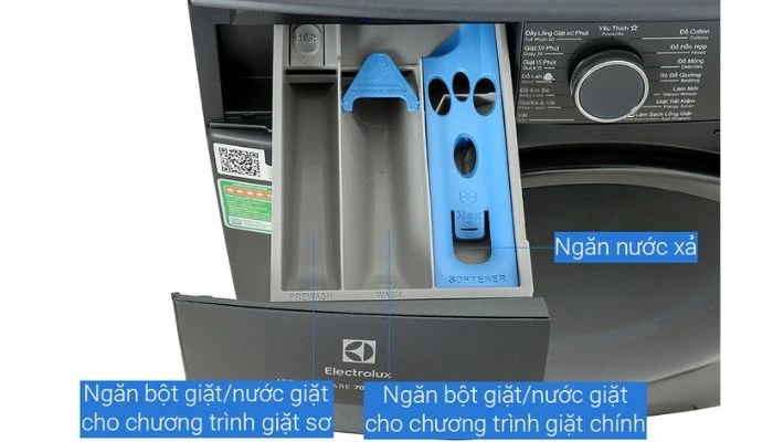 Máy Giặt Electrolux 9kg EWF9042R7SB